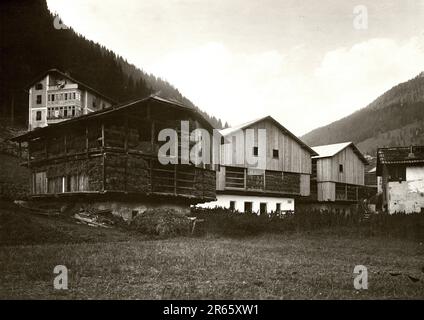 Veneto - Belluno - Livinallongo del Col di Lana (anni 30) Stockfoto