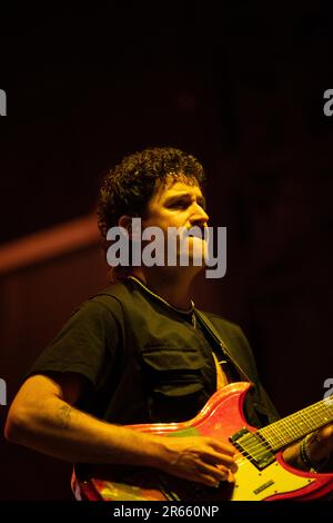 Die australische Rockband King Gizzard und The Lizard Wizard in einem Konzert in Boston Stockfoto