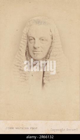 Carte de Visite: Justice William Baliol Brett, 1. Viscount Esher (1815-1899) von John Watkins c.1860 Stockfoto