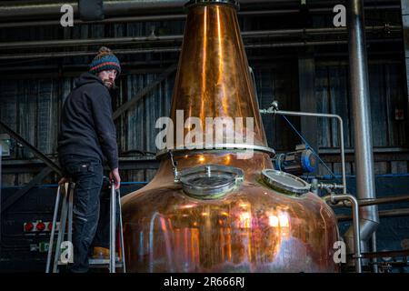 Arbikie Highland Estate Distillery, Highlands, Montrose, Schottland Stockfoto