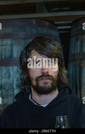 Arbikie Highland Estate Distillery, Highlands, Montrose, Schottland Stockfoto