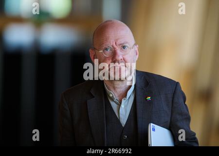 Edinburgh Scotland, Vereinigtes Königreich, 07. Juni 2023. Patrick Harvie vom Schottischen Parlament. Live-Nachrichten von sst/alamy Stockfoto