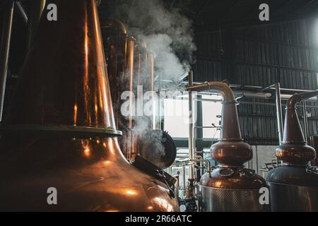 Arbikie Highland Estate Distillery, Highlands, Montrose, Schottland Stockfoto