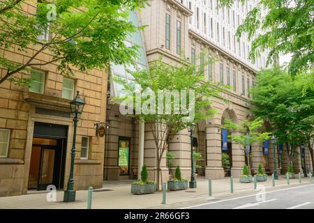 Straßenlandschaft von Kobe Kyu-kokichi Stockfoto