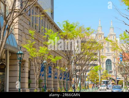 Straßenlandschaft von Kobe Kyu-kokichi Stockfoto
