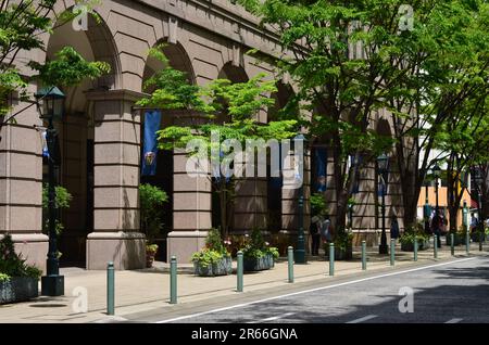 Straßenlandschaft von Kobe Kyu-kokichi Stockfoto