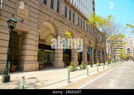Straßenlandschaft von Kobe Kyu-kokichi Stockfoto