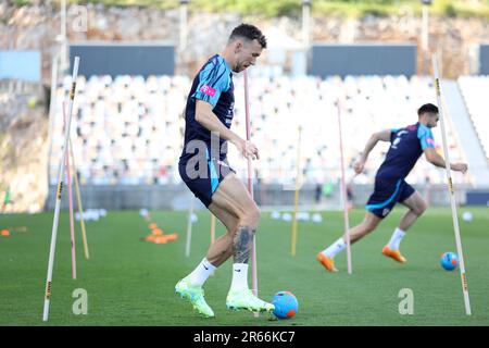 Rijeka, Kroatien. 07. Juni 2023. Kroatien Ivan Perisic wird am 7. Juni 2023 im Trainingslager Rujevica in Rijeka, Kroatien, während der kroatischen Trainingssitzung gesehen. Als Teil der Vorbereitungen für die Finale 4 der UEFA Nations League. Foto: Nel Pavletic/PIXSELL Credit: Pixsell/Alamy Live News Stockfoto