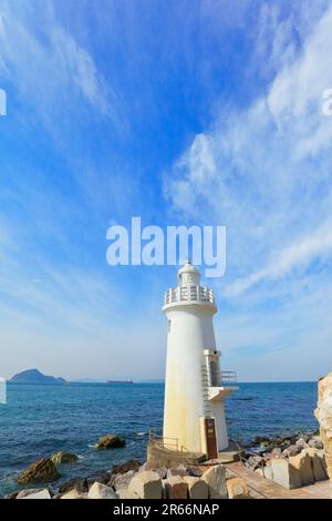 Iragomisaki Leuchtturm Stockfoto