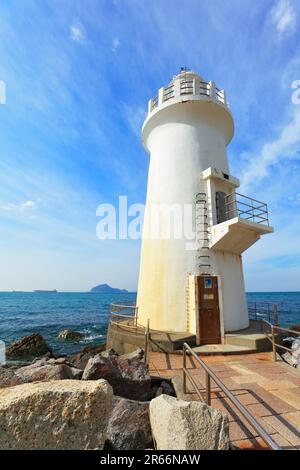 Iragomisaki Leuchtturm Stockfoto