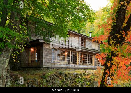 Italienischer Botschaftsvilla Memorial Park im Herbst Stockfoto