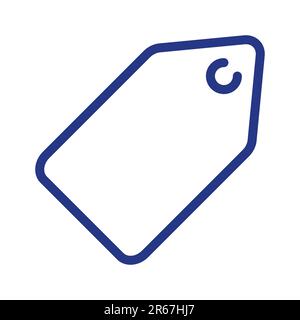 Markieren Sie den Symbolvektor auf weißem Hintergrund für Ihr Web- und mobiles App-Design, Tag-Logo-Konzept Stock Vektor