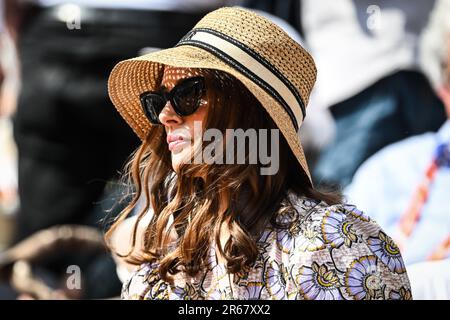 Paris, Frankreich. 07. Juni 2023. Natalie PORTMAN am elften Tag des Grand-Slam-Tennisturniers Roland-Garros 2023 am 07. Juni 2023 im Roland-Garros-Stadion in Paris, Frankreich – Photo Matthieu Mirville/DPPI Credit: DPPI Media/Alamy Live News Stockfoto