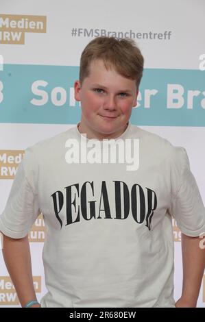 Köln, Deutschland. 06. Juni 2023. Schauspieler Julius Weckauf nimmt an der 2023. Sommertagung der Film- und Medienstiftung NRW Credit Teil: Horst Galuschka/dpa/Alamy Live News Stockfoto