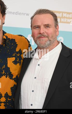Köln, Deutschland. 06. Juni 2023. Schauspieler Felix Vörtler kommt zum 2023. Sommertreffen der Film- und Media-Stiftung NRW Credit: Horst Galuschka/dpa/Alamy Live News Stockfoto