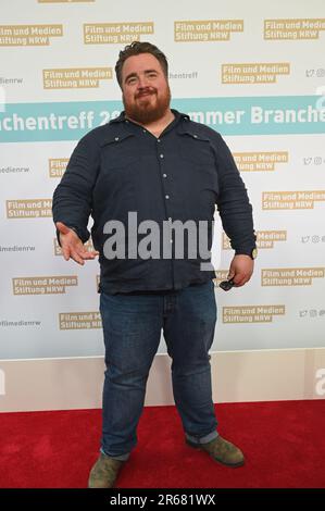 Köln, Deutschland. 06. Juni 2023. Der Schauspieler Tristan Seith nimmt an der Sommertagung 2023 der Film and Media Foundation NRW Credit Teil: Horst Galuschka/dpa/Alamy Live News Stockfoto