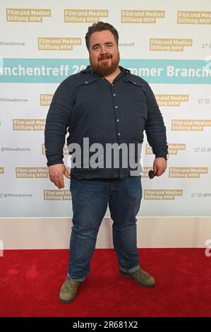 Köln, Deutschland. 06. Juni 2023. Der Schauspieler Tristan Seith nimmt an der Sommertagung 2023 der Film and Media Foundation NRW Credit Teil: Horst Galuschka/dpa/Alamy Live News Stockfoto