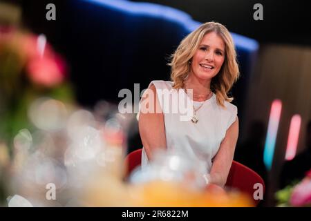 Köln, Deutschland. 07. Juni 2023. Mareile Höppner, Moderatorin, aufgenommen nach der Talkshow „Kölner Treff“ in den WDR-Studios in Bocklemünd. Kredit: Rolf Vennenbernd/dpa/Alamy Live News Stockfoto