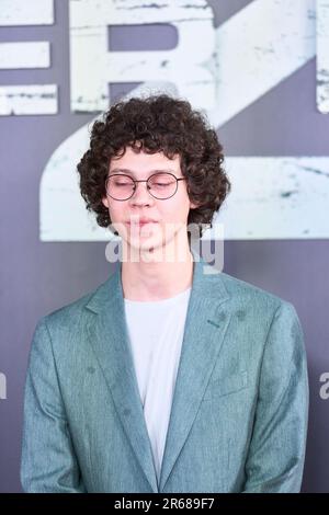 Madrid. Spanien. 20230607, Andro Japaridze nimmt an der Premiere „Tyler Rake 2" bei den Callao Cinelights am 7. Juni 2023 in Madrid, Spanien Teil Stockfoto