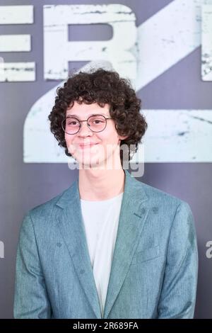 Madrid. Spanien. 20230607, Andro Japaridze nimmt an der Premiere „Tyler Rake 2" bei den Callao Cinelights am 7. Juni 2023 in Madrid, Spanien Teil Stockfoto