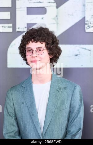 7. Juni 2023, Madrid, Spanien: Andro Japaridze nimmt an der Premiere „Tyler Rake 2" bei Callao Cinelights am 7. Juni 2023 in Madrid, Spanien Teil (Kreditbild: © Jack Abuin/ZUMA Press Wire), NUR REDAKTIONELLE VERWENDUNG! Nicht für den kommerziellen GEBRAUCH! Stockfoto