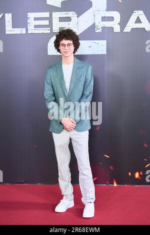 7. Juni 2023, Madrid, Spanien: Andro Japaridze nimmt an der Premiere „Tyler Rake 2" bei Callao Cinelights am 7. Juni 2023 in Madrid, Spanien Teil (Kreditbild: © Jack Abuin/ZUMA Press Wire), NUR REDAKTIONELLE VERWENDUNG! Nicht für den kommerziellen GEBRAUCH! Stockfoto