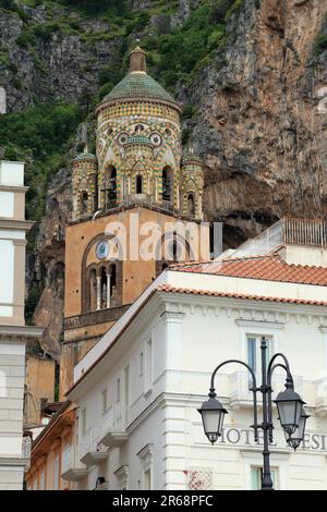 Duomo di Amalfi Kathedrale, Amalfiküste (Costiera amalfitana/Costa d'Amalfi). Cattedrale di Sant'Andrea Stockfoto