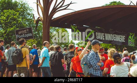 Save Widermmere Protest 29. Mai 2023 Stockfoto