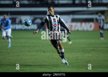 Ponta Grossa, Brasilien. 07. Juni 2023. PR - PONTA GROSSA - 07/06/2023 - BRASILEIRO C 2023, OPERARIO X PAYSANDU - Vinicius Popo Spieler von Operario während eines Spiels gegen Paysandu im Germano Kruger Stadion für die brasilianische Meisterschaft C 2023. Foto: Joao Vitor Rezende Borba/AGIF/Sipa USA Kredit: SIPA USA/Alamy Live News Stockfoto