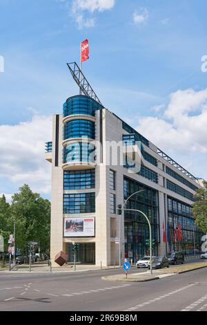 Das Willy Brand House, Parteihauptquartier der deutschen Partei SPD in Berlin Stockfoto