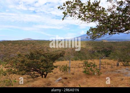 Die Landschaft in der Nähe des Nationalparks Rincon de la Vieja an guanacaste in Costa Rica Stockfoto