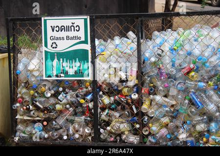 Falsche englische Schreibweise auf einem Schild Stockfoto