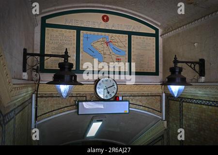 The Mersey Railway, New Zealand House, 18 Water St, Liverpool, Merseyside, ENGLAND, GROSSBRITANNIEN, L2 8TD Stockfoto