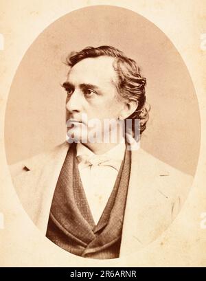 Edwin Thomas Booth (13. November 1833 - 7. Juni 1893) war ein amerikanischer Schauspieler, der durch die Vereinigten Staaten und die große europäische Hauptstädte tourte und Shakespeare-Stücke aufgeführt, Historisch, digital restaurierte Reproduktion von einer Vorlage aus dem 19. Jahrhundert / Edwin Thomas Booth (13. November 1833 bis 7. Juni 1893) war ein amerikanischer Schauspieler, der die Vereinigten Staaten und die wichtigsten europäischen Hauptstädte besuchte und Shakespeare-Stücke aufführte, historische, digital restaurierte Reproduktion eines Originals aus dem 19. Jahrhundert Stockfoto