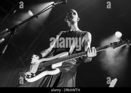 Gary Numan live auf der Rfest Bühne, Rebellion Festival 2022, Blackpool, Samstagabend-Headliner Stockfoto