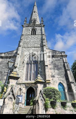 St Alkmund's Church an der Fish Street, Shrewsbury, Shropshire, England, Großbritannien Stockfoto