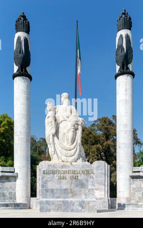 Denkmal für die neun Helden, Monumento A Los Ninos Heroes, Bosque de Chapultepec Park, Mexiko-Stadt, Mexiko Stockfoto