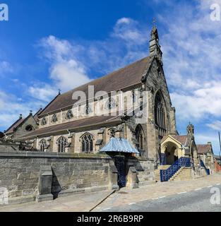 Die Kathedrale Kirche unserer Lieben Frau Hilfe der Christen und des Heiligen Petrus von Alcantara, oder Shrewsbury Cathedral, Shrewsbury, Shropshire, England, UK Stockfoto