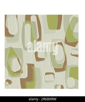 RetroSnazzy Boxen (Vektor) Punktdarstellung eleganter Retro-Boxen. Alle Kartons sind vollständig, sodass Sie sie bewegen können! Einfach zu bearbeitende Vektordatei--N... Stock Vektor