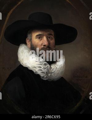 Dirck Jansz Pesser (1585 - 1651) war ein niederländischer Brauer aus Rotterdam, Gemälde von Rembrandt Harmensz van Rijn, historische, digital restaurierte Reproduktion aus einem Original des 19. Jahrhunderts / Dirck Jansz Pesser (1585 - 1651) war ein niederländischer Bierbrauer aus Rotterdam, Gemälde von Rembrandt Harmensz van Rijn, Historisch Digitale Restaurierte Reproduktion von einer Vorlage aus dem 19. Hundert Stockfoto