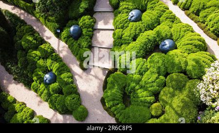 Etretat Gärten (so genannter Garten und lokales Wahrzeichen) in diesem