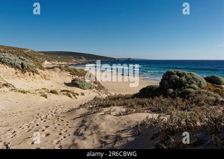 Cape Naturaliste Landzunge im Südwesten Westaustraliens an der Geographe Bay, dem nördlichsten Punkt der Leeuwin-Naturaliste Ride Stockfoto