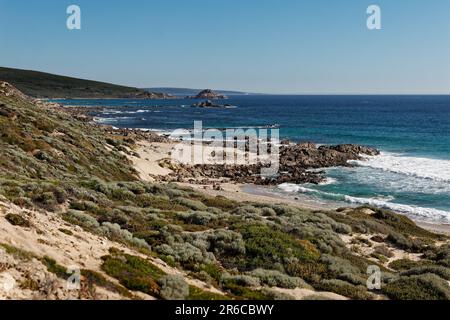 Cape Naturaliste Landzunge im Südwesten Westaustraliens an der Geographe Bay, dem nördlichsten Punkt der Leeuwin-Naturaliste Ride Stockfoto