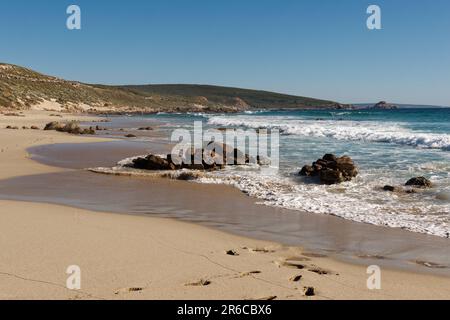 Cape Naturaliste Landzunge im Südwesten Westaustraliens an der Geographe Bay, dem nördlichsten Punkt der Leeuwin-Naturaliste Ride Stockfoto