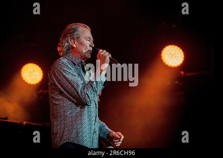 Solvesborg, Schweden, 8. Juni, 2023. Tag 2 Deep Purple (GB) tritt beim Sweden Rock Festival auf. Ian Gillan - Vocals Credit: Peo Mšller/Alamy Live News Stockfoto