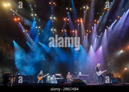 Solvesborg, Schweden, 8. Juni, 2023. Tag 2 Deep Purple (GB) tritt beim Sweden Rock Festival auf. Kredit: Peo Mšller/Alamy Live News Stockfoto