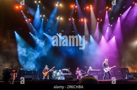 Solvesborg, Schweden, 8. Juni, 2023. Tag 2 Deep Purple (GB) tritt beim Sweden Rock Festival auf. Kredit: Peo Mšller/Alamy Live News Stockfoto