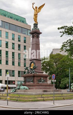 Wien, Österreich - Juni 17 2018: Das Liebenberg-Denkmal befindet sich im 1. Bezirk der Wiener Innere Stadt. das Liebenberger Denkmal war commissione Stockfoto