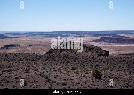 Foto: Petrified Forest National Park ab Pintado Point, Arizona, USA. Stockfoto