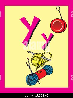 Flash Cards sind großartige Lerngeräte. Vektordarstellung. Stock Vektor